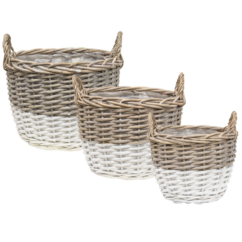 Highland Dunes De Soto Wicker Decorative Basket