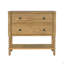 Commode d'appoint 2 tiroirs Naturel Voir ci-dessous