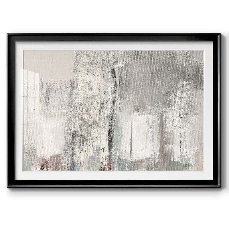 Rivage scintillant, impression sur papier, Noir, H 30 po x l 44 po x P 1,5 po