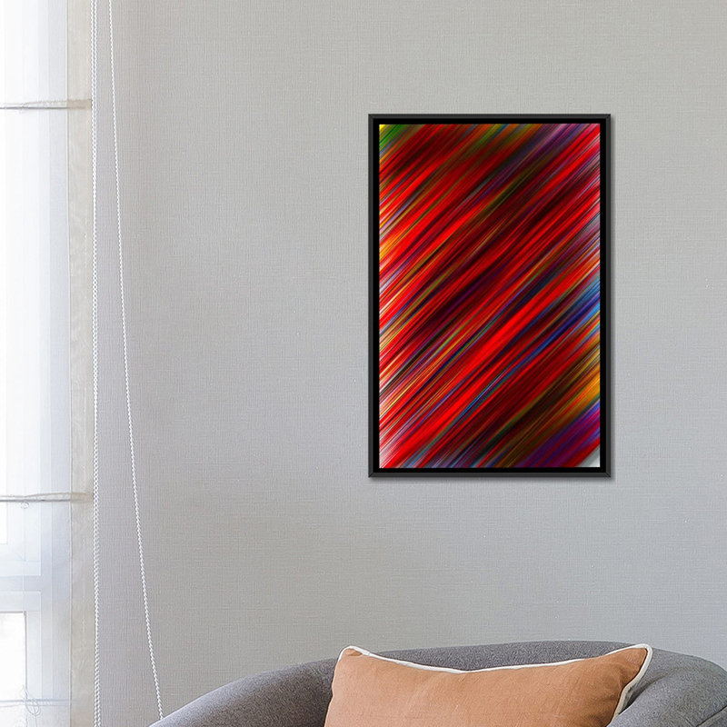 «« nulle », reproduction d’impression sur toile», H 26 po x l 18 po x P 1,5 po, Toile avec cadre noir, Pas de tapis