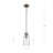 Ribble Valley 1 - Light Brushed Nickel Pendant