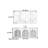 French retro style rest room bathroom cabinet-112458419