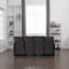 Canapé en U en forme de nuage, canapé modulaire en chenille confortable 4 places de 110 pouces pour le salon, canapé-lit modulaire avec méridienne double et mousse à mémoire de forme-280752206