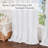 NICETOWN Ruffle Curtains, Rod Pocket Privacy with Some Soft Light Filtering French Country Flowy Drapes for Living Room/Farmhouse/Bedroom, 2 Panels-2128083295-2128083292