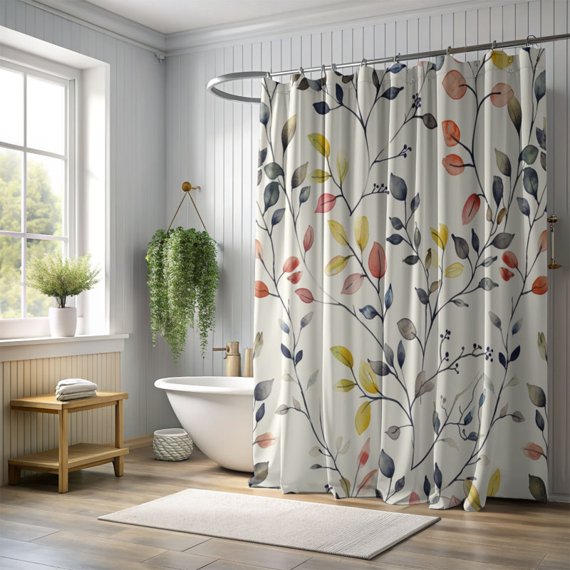 Spring Sweep - Premium Shower Curtain, 74"H x 71"W