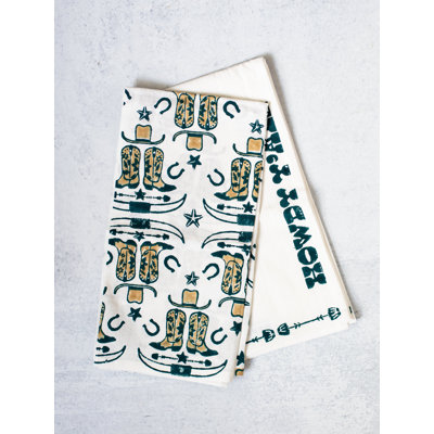 Ensemble de torchons S / 2 - Howdy Cowgirl, minuit