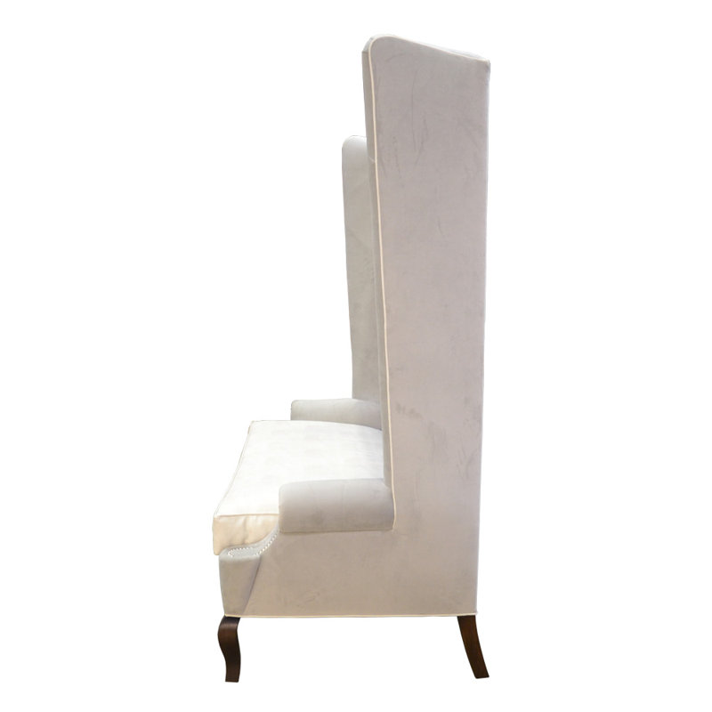 Teatro Velvet Sofa, Gray Velvet