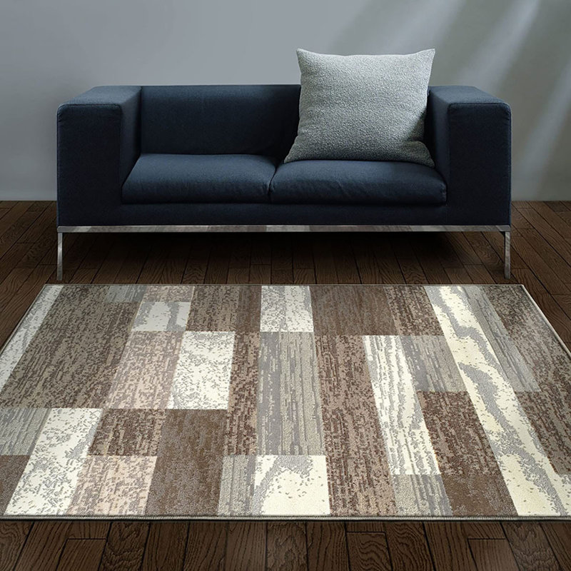 Tiza Wool Patchwork Indoor Rug, Rectangle 8' x 10'
