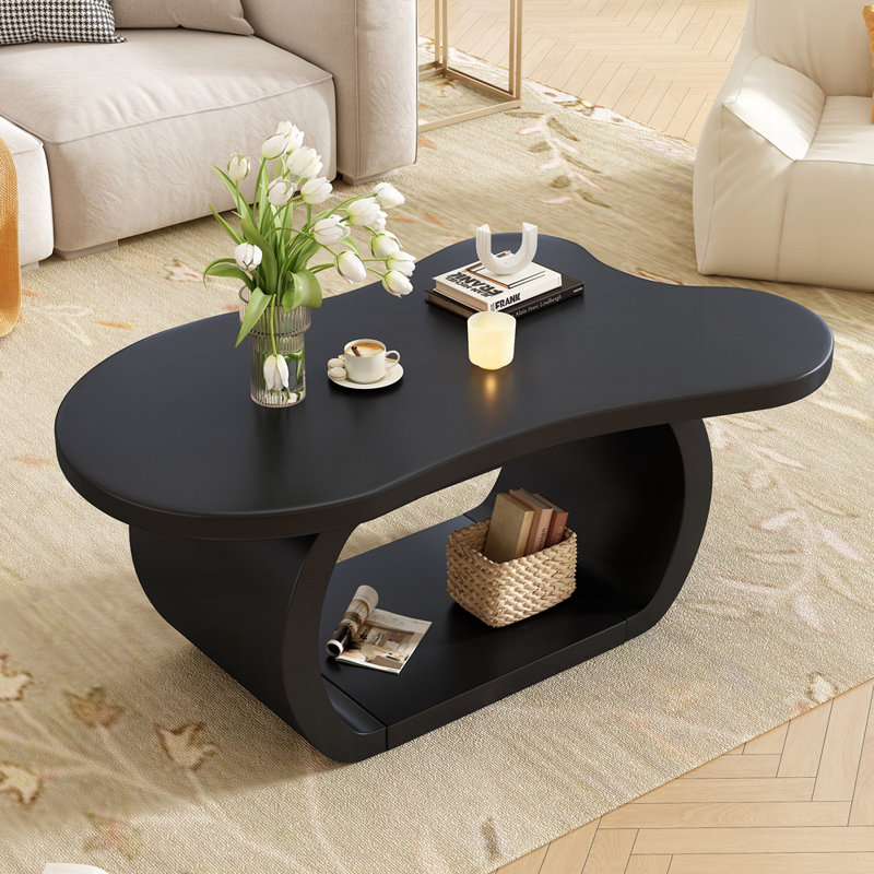 Table basse Modern Cloud, Noir