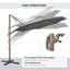 Breylee 300cm Cantilever Parasol-219948604