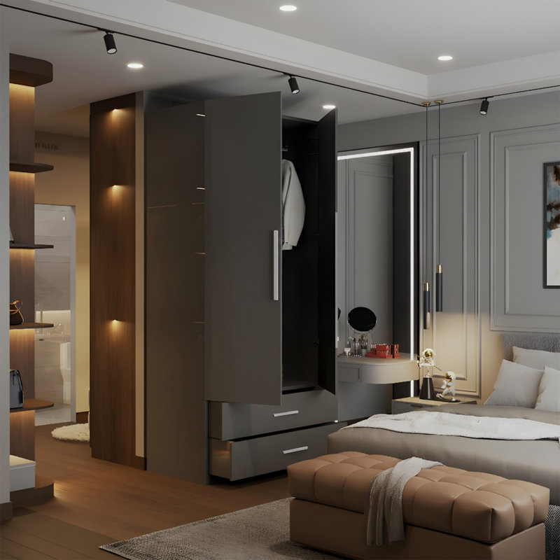 Manufactured Wardrobe, Grey