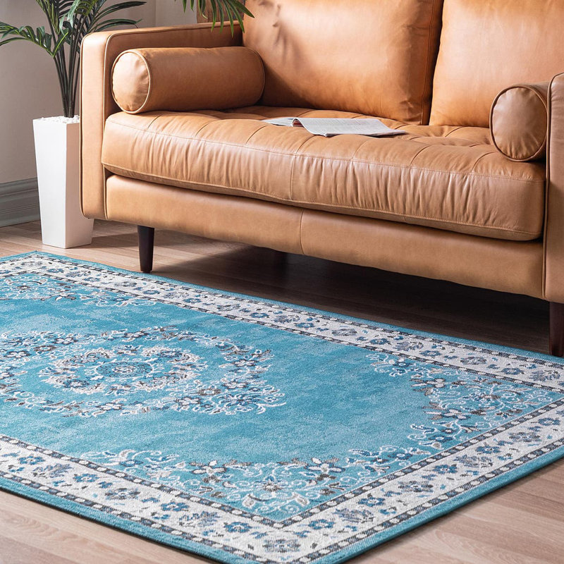 Tapis oriental bleu , Rectangle 9 pi x 12 pi