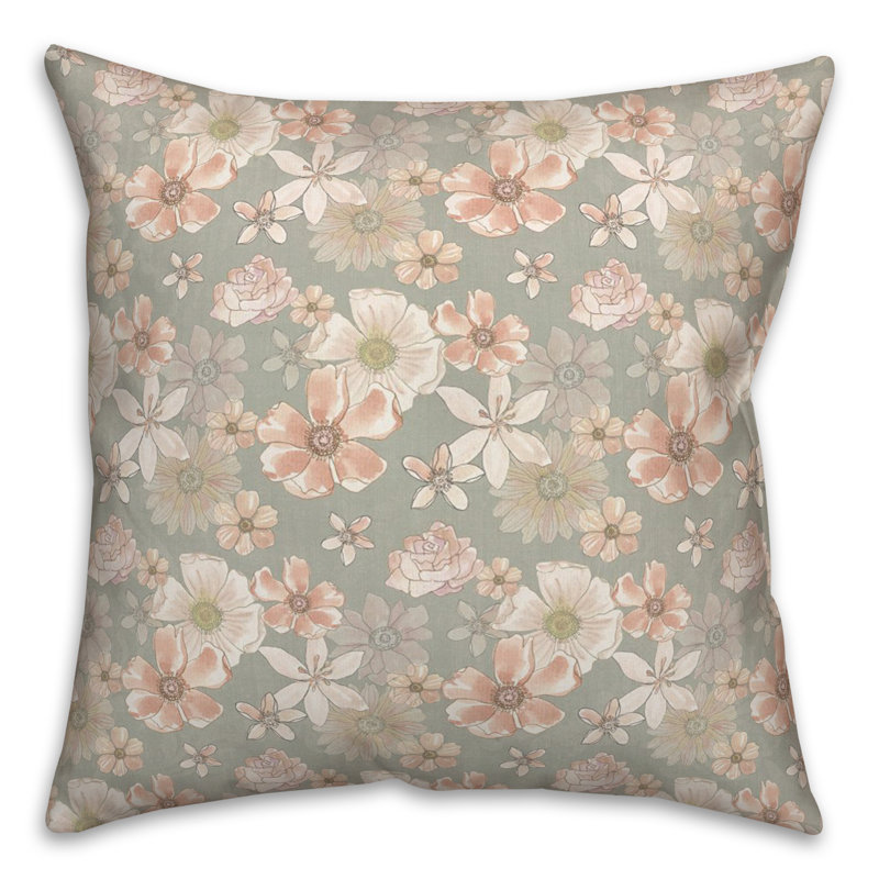 Coussin décoratif en polyester / mélange de polyester, Vert