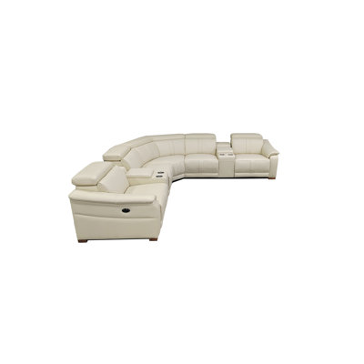 Berkhamsted Leather Recliner Theater Set by Wildon Home