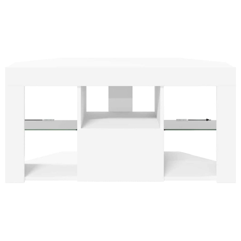 Unfinished TV Stand for TVs up to 43", White, 50cm H x 100cm L x 40cm W