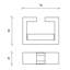 Palmieri Metro Lane 78cm W Bio-Ethanol Fireplace-577147838