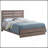 Oak Slatted Headboard Queen Panel Bed-1023017494