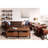 Bookshelf, Wooden, Iron Frame, Light Brown