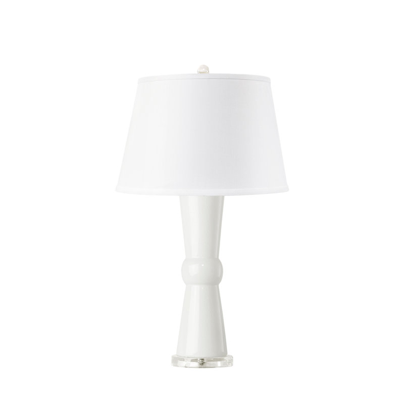 Clarissa Table Lamp, Antique White