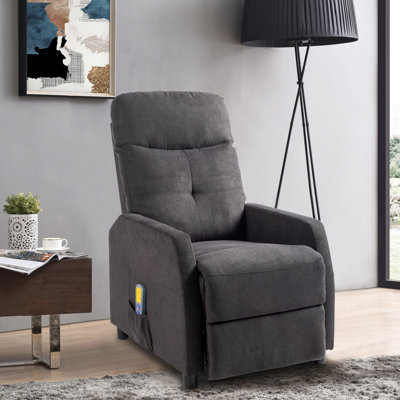 Upholstered Heated Massage Chair