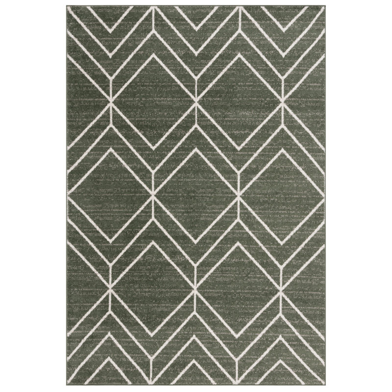 Kawanda Performance Geometric Rug, Rectangle 6"x 9"