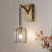 Nishu 1 - Light Modern Crystal Wall Light, Hemisphere Wallchiere Wall Sconce(Bulb Included)-1405429032