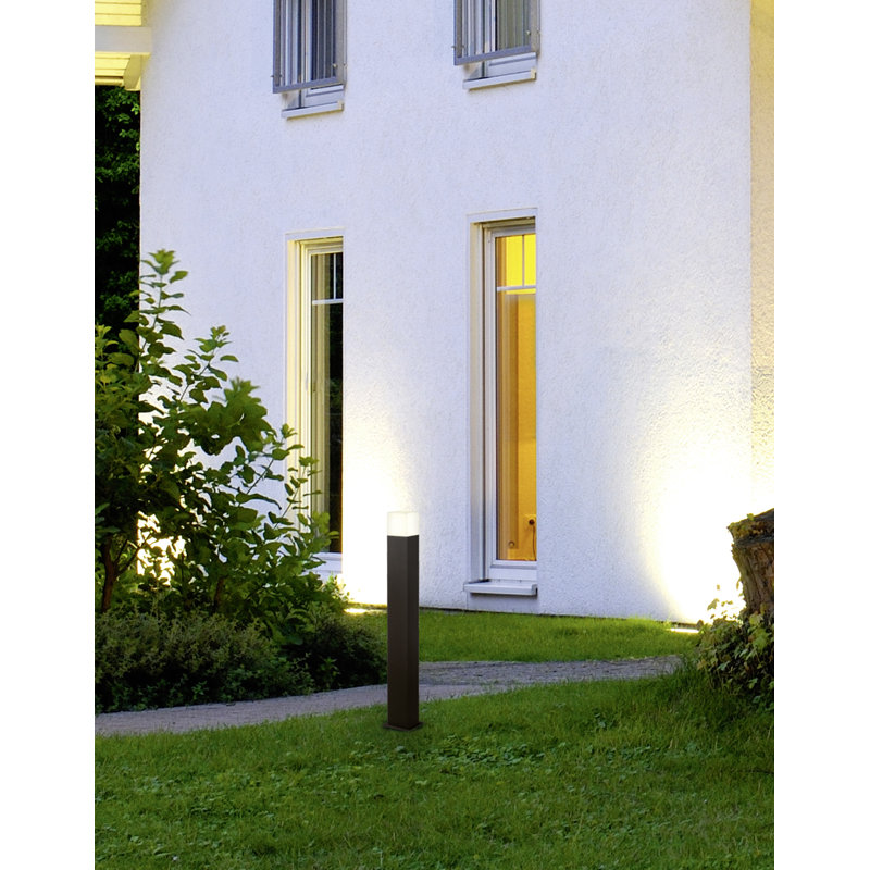Markell 80cm 1-Light LED Bollard, Charcoal