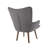 Arela PU Leather Upholstered Accent Chair with Rubberwood Legs-947273446