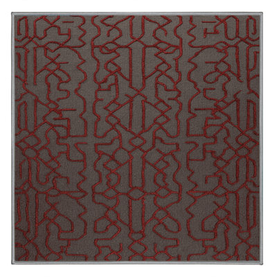 Machine Washable Trellis Gray Area Rug