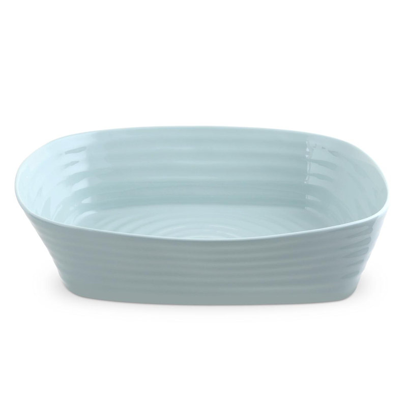 Portmeirion Sophie Conran Celadon Lasagne/Roaster 11.5"X9.5"