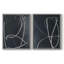 Série ABSTRACT DCV - reproduction encadrée de qualité supérieure - prête à être accrochée - aucun clou requis - aucun clou requis-108029770-108029772