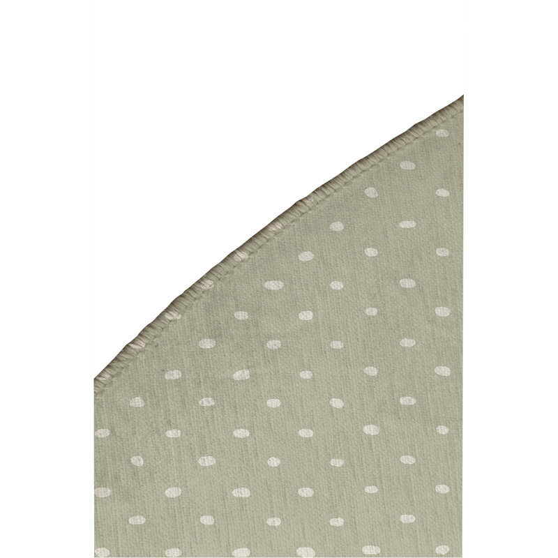 Teeny Tiny Non-Slip Outdoor Rug, Round 5'