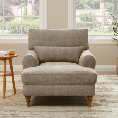 Chaise longue rembourrée avec dossier réglable Jazier