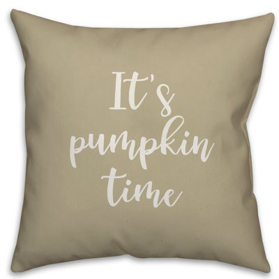  Coussin It's It's Pumpkin Time
