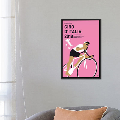 « ditalia », impression sur toile, reproduction d’art sur toile minimalier "giro 2018"