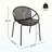 Charming Ergonomic Patio Chair Set with Space-Saving Feature and Stylish Appeal-900427600