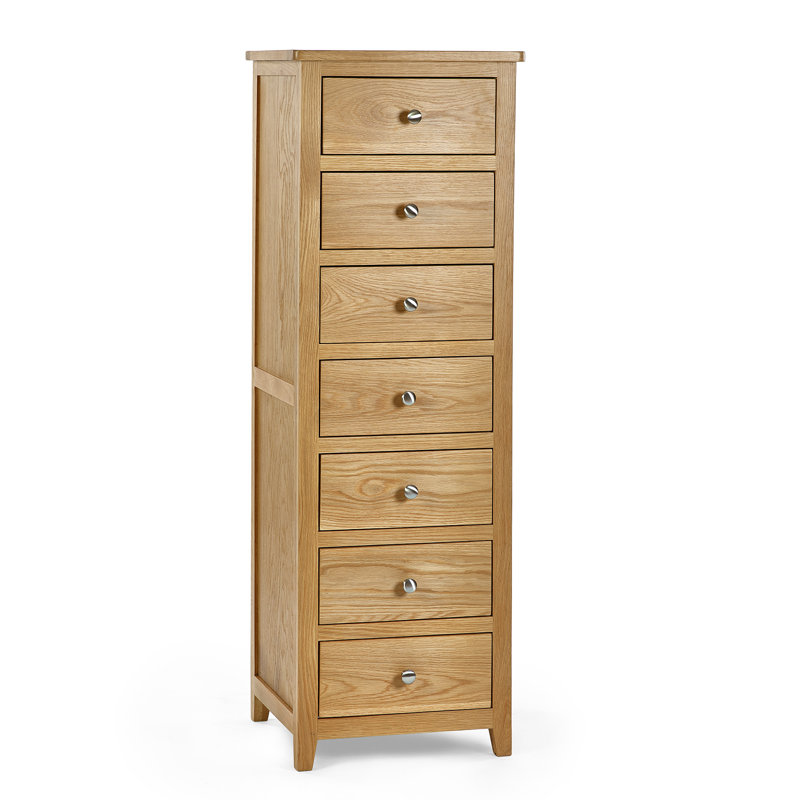 Henryson Solid Wood 48cm W 7 - Drawer Chest of Drawers