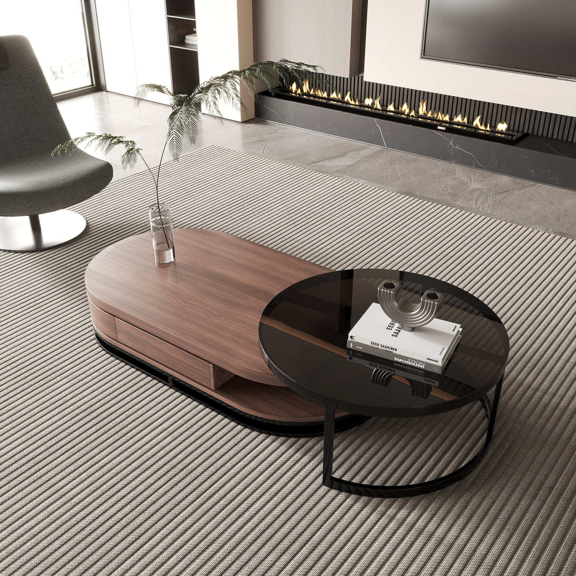 Latitude Run® Tyani Nesting Coffee Table Wayfair