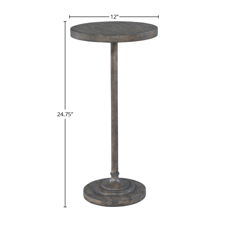 Hadik Slim Post Chairside End Table