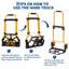 Folding Hand Truck Heavy-Duty Portable Hand Dolly with Wheels
