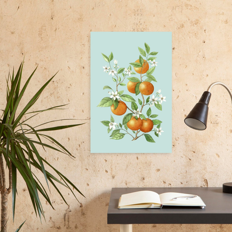 Contemporary Art Contemporary Fruit Summer Wall Art by Maja Kjar - Print, 60.96 cm H x 40.64 cm W