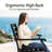 Outdoor Metal Dining Chairs In Black, A Of 2 For Bistro And Pool. Heavy - Duty Iron With Ecoating, Weather , Quick Assembly Black Chairs, Terrace Garden Areas. Frame Rust Smooth Surface-168903998