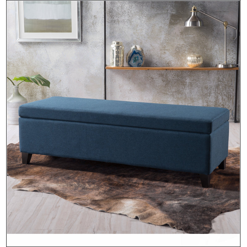 HARTFORD STORAGE OTTOMAN Une structure de base solide, confortable, durable et magnifique, Gris foncé