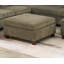 Repose-pieds 1 pièce en chenille de tissu brun clair pour canapé d'angle modulaire | Idée de cadeau-2014990628