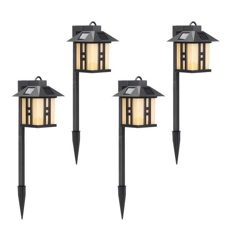 Bronze Low Voltage Solar Powered Integrated LED Pathway Light Pack