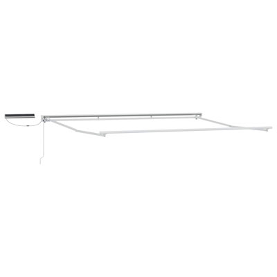 VidaXL Polyester Cover Retractable Patio Awning