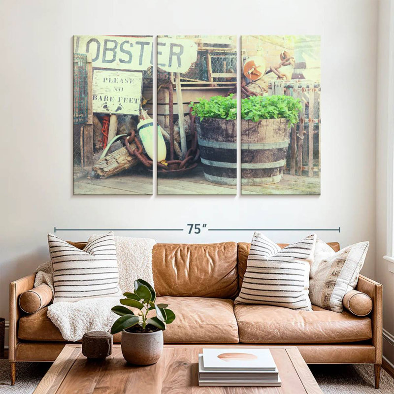 Sebbie Lobstering, 42" H x 65" W