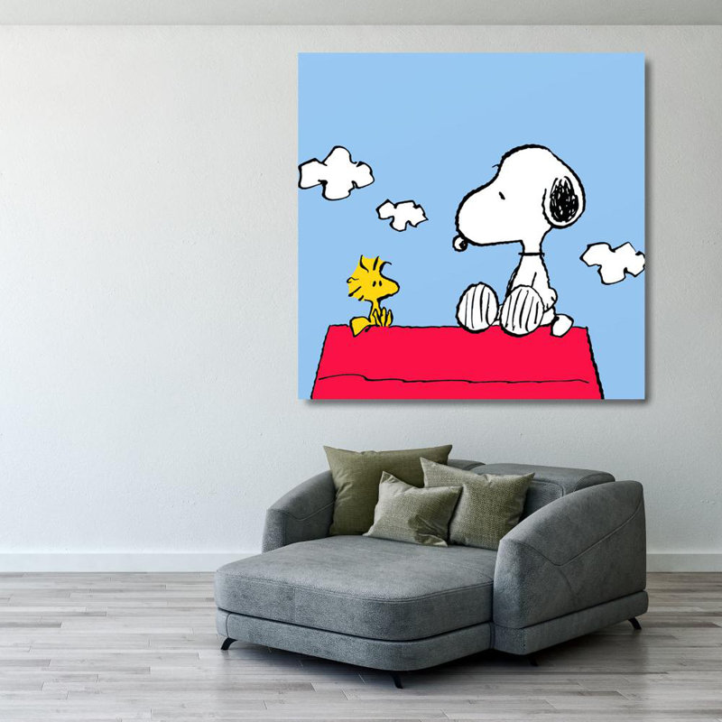 Cacahuètes (Snoopy et Woodstock), H 28 po x l 28 po