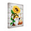 Art sur toile, ginome bolognaise avec un tournesol-104292064