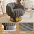 Upholstered Swivel Accent Chair Barrel Chair With Pillow (Set of 2)-1200575329